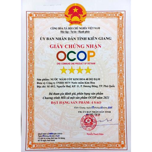 OCOP nước mắm 40N